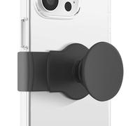 Popsockets Popgrip Slide Stretch - Poignée De Doigt/Béquille Pour Téléphone Portable - Noir