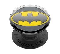 Support PopGrip Adhésif Stand et Selfie Enamel Batman Noir Popsockets