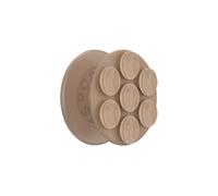 PopSockets PopGrip Suck-Up MagSafe – Support magnétique et béquille pour smartphone – Latte Marron
