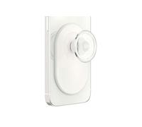 Support PopGrip MagSafe Rétractable pour iPhone Magnétique Stand et Selfie Blanc