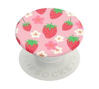 PopSockets PopGrip – Support et grip smartphone et tablette, top interchangeable, Berry Bloom