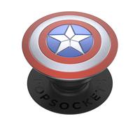 PopSockets PopGrip - Enamel Captain America Shield - Support & grip smartphone/tablette - Multicolore