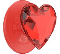 Support PopGrip Premium MagSafe Stand et Selfie Dichroic Heart Rosso Popsockets