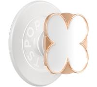 Support PopGrip Premium MagSafe Stand et Selfie Enamel Clover Rose Gold Popsockets