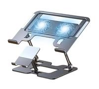 Support portable avec support mobile - 5 hauteurs réglables Base de refroidissement portable et téléphone, base réfrigérante pour tablette | pour bureau, maison, étude, réunions en classe