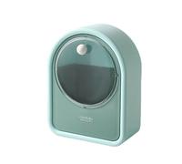 Support portable, boîte de rangement de maquillage, Boîte de rangement de bureau anti-poussière, Étui Portable pour cotons-tiges, boîte de maquillage murale pour rouges à lèvres, pinceaux de maquillag