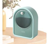 Support Portable, boîte de Rangement de Maquillage | Boîte de Rangement Transparente et étanche pour | Étui Multifonctionnel pour Cotons-tiges, Organisateur de Peu encombrant pour Eye-Liners