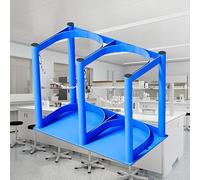 Support portable pour bouteille d'oxygène pour 1 à 6 réservoirs, support de stockage d'oxygène médical durable pour un rangement et un transport sûrs, support robuste pour une utilisation à la maison