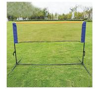 Support portable pour filet de badminton et tennis - Bâtons de volleyball réglables avec ensemble complet et sac à dos - Idéal pour l'entraînement sportif en intérieur et en extérieur