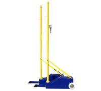 Support portable pour filet de badminton, tennis, volley-ball - Design autonome avec base stable, installation facile et rapide et roues pratiques pour un mouvement facile