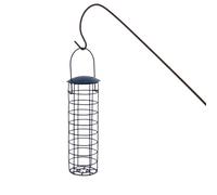 Support portable pour oiseaux en fer suspendu pour boules de graisse, mangeoires pour oiseaux sauvages | Distributeur de boules pour oiseaux sauvages suspendu pour extérieur