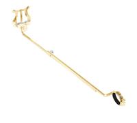 Support portable pour partitions de musique - Texture métallique - Convient pour une utilisation sur instruments à vent