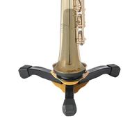 Support portable pour trompette - Trépied pour instrument à vent 25 x 25 x 20 cm, support compact stable | Saxophone soprano, clarinette, flûte, hautbois, support de scène, voyage, SecureCradle