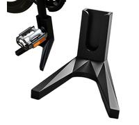 Support portable pour vélo de montagne - Support portable pour vélo d'intérieur et d'extérieur - Support compact en ABS pour le rangement de la route dans l'appartement, le balcon, le salon - Facile à