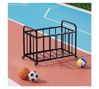 Support portatif de boule de chariot de basket-Ball avec des roues en plein air, support de stockage de boule roulante de grande capacité for l'équipement de gymnase d'école(Medium(110x63x85cm))