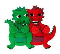 Support porte 2 brosses à dents - Ani-toothi Dragon - Pylones Dragon G