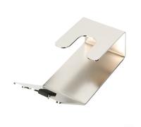 Support porte-filtre fiable en acier inoxydable pour machines à expresso, design compact pour une mesure précise du poids (argent)