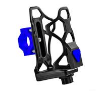 Support porte-gobelet robuste pour moto - Design antivol pour bouteille de carburant ou d'eau - Installation facile sur la barre avant - 5 couleurs disponibles (SBZJ-003-Bleu)