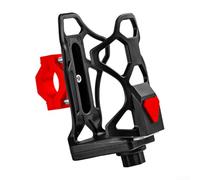 Support porte-gobelet robuste pour moto - Design antivol pour bouteille de carburant ou d'eau - Installation facile sur la barre avant - 5 couleurs disponibles (SBZJ-003-rouge)