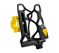 Support porte-gobelet robuste pour moto - Design antivol pour bouteille de carburant ou d'eau - Installation facile sur la barre avant - 5 couleurs disponibles (SBZJ-003-Golden)