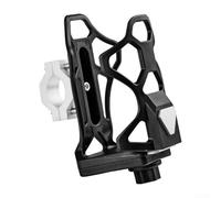 Support porte-gobelet robuste pour moto - Design antivol pour bouteille de carburant ou eau - Installation facile sur la barre avant - 5 couleurs disponibles (SBZJ-003-Argent)