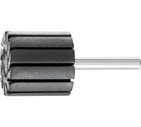 Pferd Support de manchon abrasif 42109000 cylindrique noir/argent 30 x 30 mm tige 6 mm
