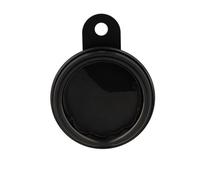 Support/porte vignette assurance blackway acier noir (rond)