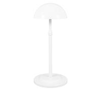 Support Postiche Télescopique en Plastique Blanc, Présentoir de Table