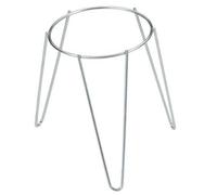 Sauvic Support pour pot de fleurs 03065 – Pieds zingués en acier 18 cm – Gris