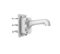 Support poteau avec boite de jonction Horizont Vision 360 Zoom Pro Blanc 194x126x126 mm
