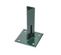 Support poteau fer forme T WERKA PRO vert