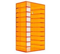 Support pour 10 cassettes We are rewind Orange E