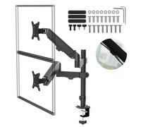 Support pour 2 Moniteur Bras pour 2 Moniteur VESA 100x100 17-32" 10kg Noir