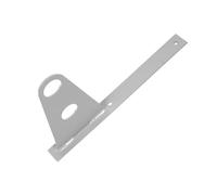 Support pour 2 Tuyau Pare-Neige - pour couvertures Plates (Bitume, tôle, bardeaux) (Ral 9006 Argent)
