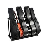 Support pour 5/7 Guitares et Basses, Support pour Guitare, Support Multiple avec Rembourrage en Caoutchouc Antidérapant, Présentoir de Guitare Électriques Acoustique pour 5 Outils électriques (pour 5)