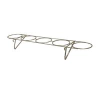 Support pour 5 seaux zingué d’aliments concentrés Kerbl Gris 184x42x20 cm
