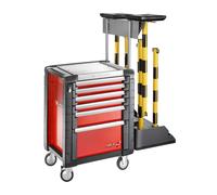 Support pour 6 balises poteaux à fixer sur servante - FACOM - EV.JET-SUP