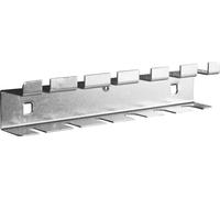 Support pour 6 tournevis 200x32 mm dans la paroi perforée