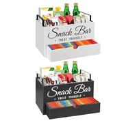 Support pour accessoires de café - Présentoir de rangement, plateau de rangement pour tiroir, bac à condiments, boîte à thé, sucre | Support à café pour cuisine, garde-manger, hôtel, restaurant