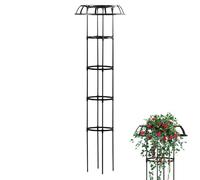 Support pour : Acier extérieur clématite en Parapluie extérieur, Support de en métal, Support de Style Cage à tomates, Cadre de Support de Fleur