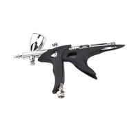 Support pour aérographe Accessoires de support d'aérographe en plastique Portable noir/vert/Orange for accessoire brosse à air double Action(Black)