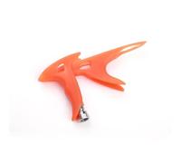 Support pour aérographe Support d'aérographe en plastique, Simple et Portable, poignée, outils d'utilisation confortables adaptés aux accessoires faciles(Orange)