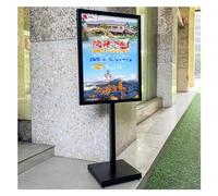 Support Pour Affiche Panneau D'affichage De Panneau D'affichage, Support D'affiche Double Face Sur Pied En Métal Avec Roue, Support D'affichage De Recrutement Publicitaire For Intérieur Et Extérieur (