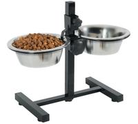 Zolux Support Porte GAMELLES Special Petit Chien REGLABLE 2 X 700 ML