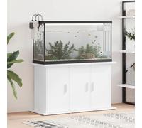 vidaXL Support pour aquarium blanc 81x36x73 cm bois d'ingénierie 833623