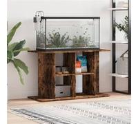 Support pour aquarium chêne fumé 100x40x60 cm bois d ingénierie chêne fumé G