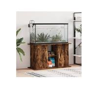 vidaXL Support pour aquarium 833612, chêne fumé, bois d'ingénierie, 101x41x58 cm