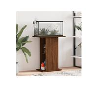 Vidaxl Support Pour Aquarium Chêne Marron 60,5x36x72,5 Cm