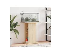 vidaXL Support pour aquarium Chêne Sonoma 60,5x36x72,5 cm 833642