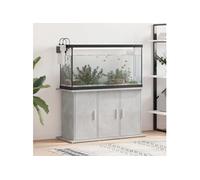 Support pour aquarium gris béton 101x41x58 cm bois d ingénierie